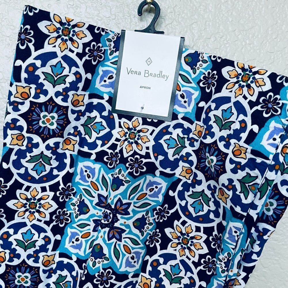 Vera Bradley Lisbon Medallion Moroccan Boho Kitchen Apron